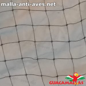 malla guacamalla instalada para protección